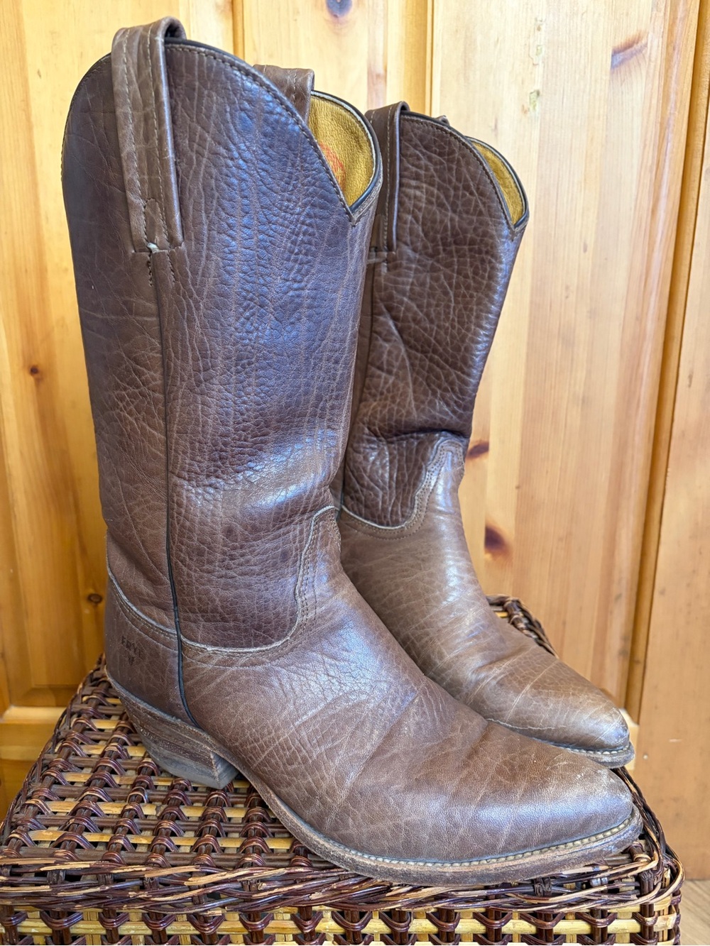 VINTAGE 70s FRYE boots Leather Western Boots